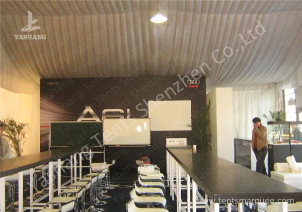 Water Proof White Event Tents , Lining Decoration Outside Canopy Tents For Events