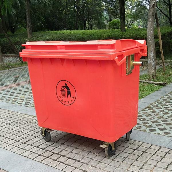 660 Liter Plastic Waste Container Trash Bin Waste Bin Garbage Can