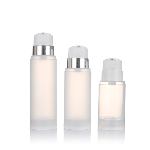 Airless Pump Bottle 150ml 200ml 250ml/PP Transparent Lotion Pump Bottle for Cosmetic Packaging