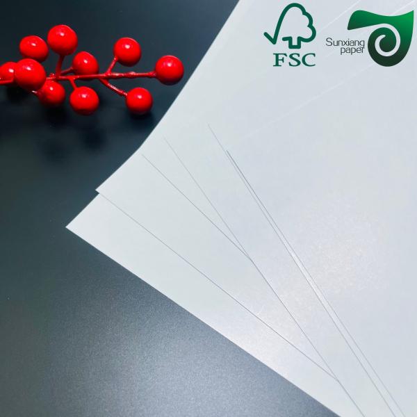 FSC 300gsm Playing Card Paper Double Side White With Black Core 450mm 320mm