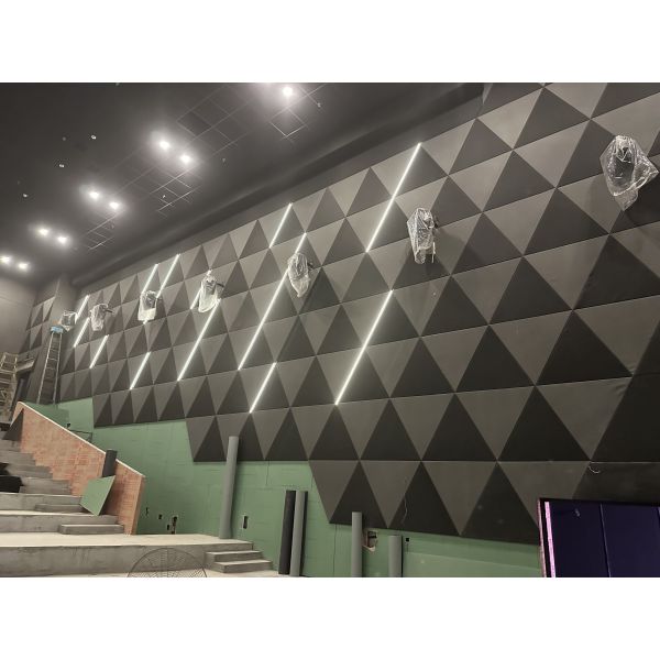 9mm Pet Polyester Fiber Acoustic Wall Tiles For Office And Meeting Room