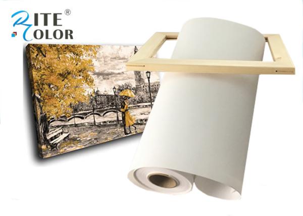 Cartaz exterior que imprime Matte Polyester Inkjet Canvas Blank 280gsm branco