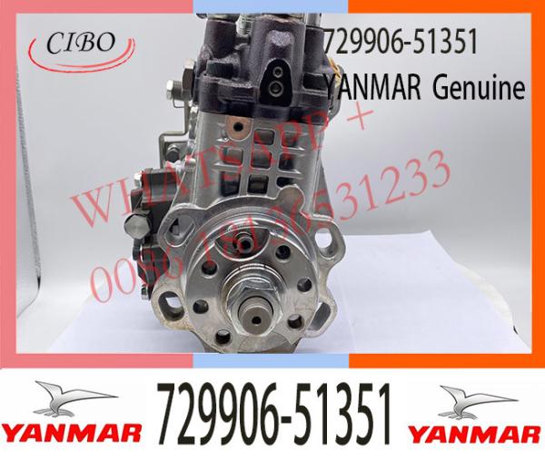 Bomba de combustível do motor do ISO 729906-51351 Yanmar