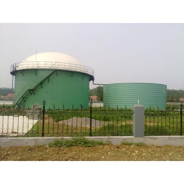 1500m3 Roof Top Dual Membrane Biogas Balloon for Biogas Storage