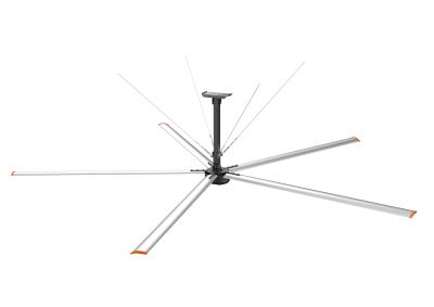 高容量 1.5kw Hvls 調整可能な速度を持つ産業用天井扇風機