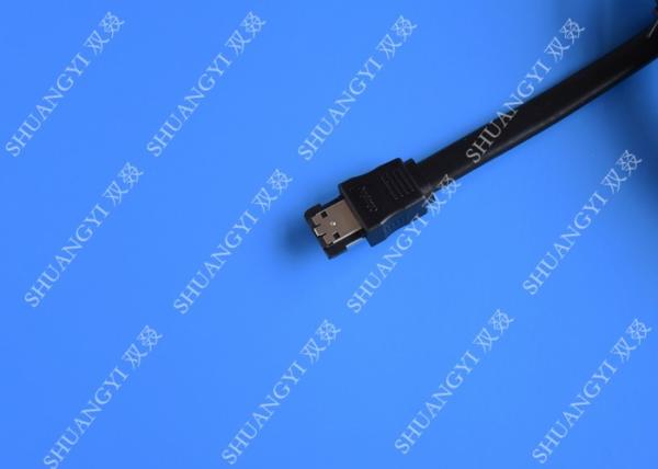 SATA 3.0 Slim Flexible External SATA Cable , PC Powered ESATA Cable