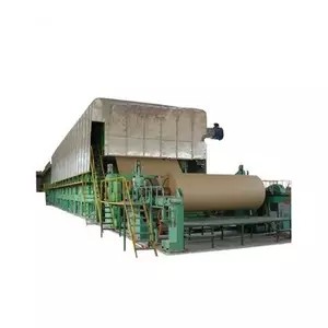 машинное оборудование бумажный делать 2400mm 100m/Min Kraft для рифля бумаги