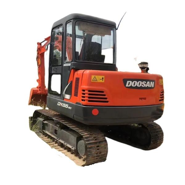 Good Performance Doosan DX55 Excavator Mini 5 Ton in Korea with 2900 Working Hours