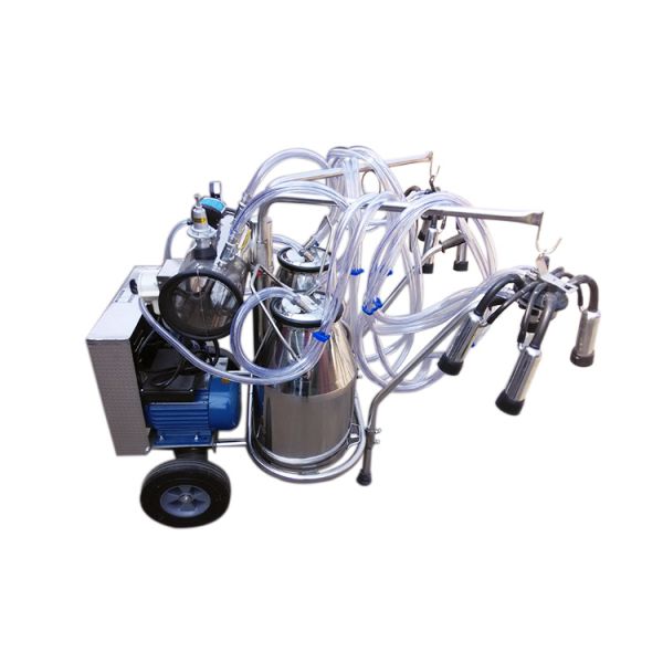 Two Buckets 25L Portable Milking Machine Low Noise For Sheep