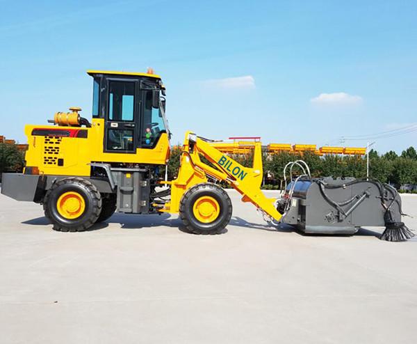 A multi maquinaria de construção de estradas funcional 76KW Caterpillar roda o carregador