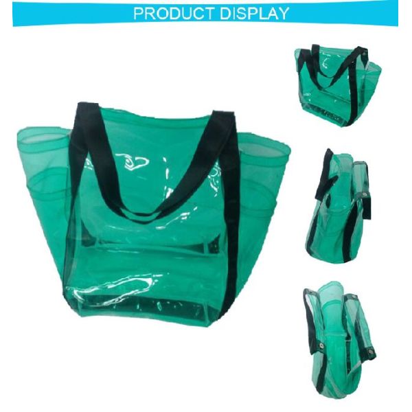bolsa transparente do Pvc de 32cm