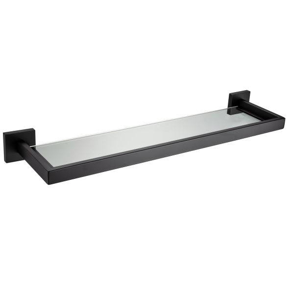 Glass Shelf83110 -Square &Black &Brush color &Stainless steel304&glass & Bathroom Accessories&kitchen,Sanitary Hardware