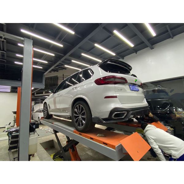 Venta caliente X5 G05 Fibra de carbono Kit de cuerpo Forbmw X5 Fibra de carbono delantera pala trasera difusor spoiler falda lateral