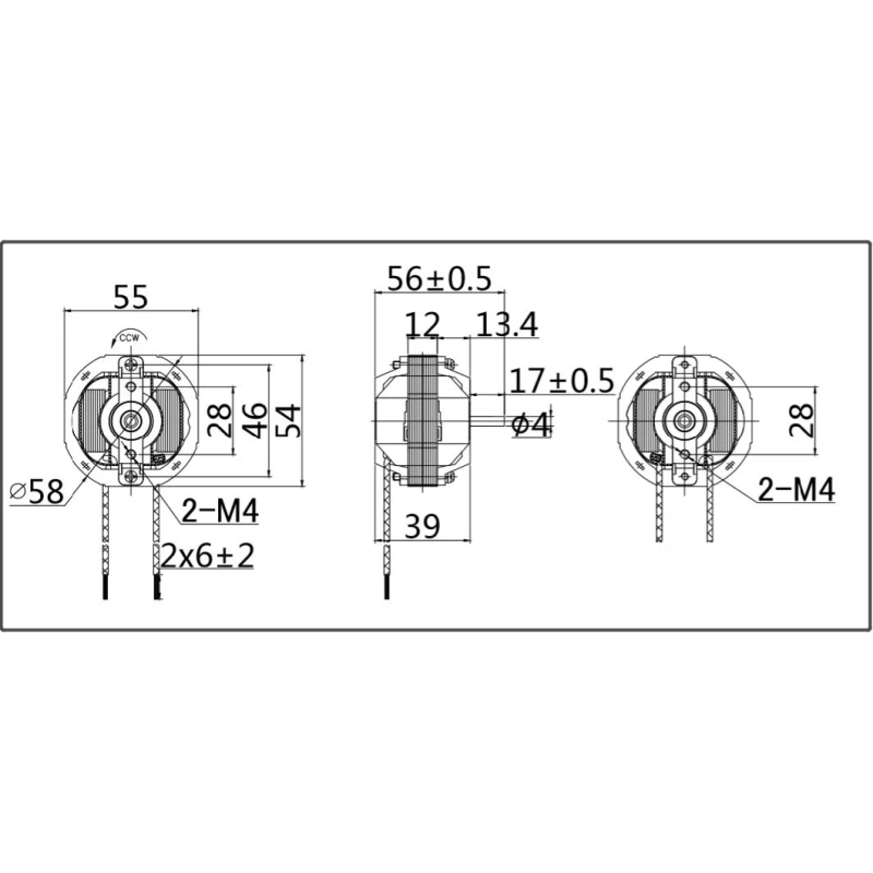 1KG DC Motors For Treadmill Automatic Doors Small Home Single-Phase Universal Motor