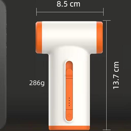 Séche-cheveux sans fil à grande vitesse 3 niveaux de vitesse Portable rechargeable de type C Chargement rapide