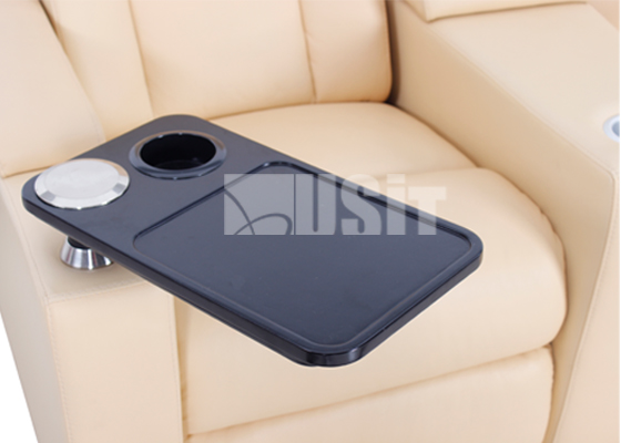 Luxury Cinema VIP Sofa Electric Recliner Chairs With Heat Seat Cushion