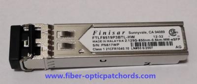 FTLF8519P3BTL-HW FINISAR 2.125G SFP 850nm pintura à têmpera industrial do transceptor ótico do canal da fibra 1000BASE-SX e 2G de 500m
