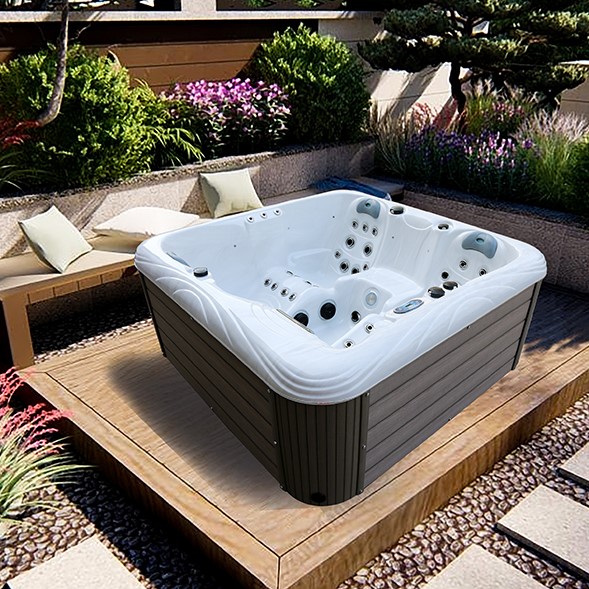 Balboa Control System White Pearl Hot Tubs Bathtub Whirlpool Spa Tub For 5 People