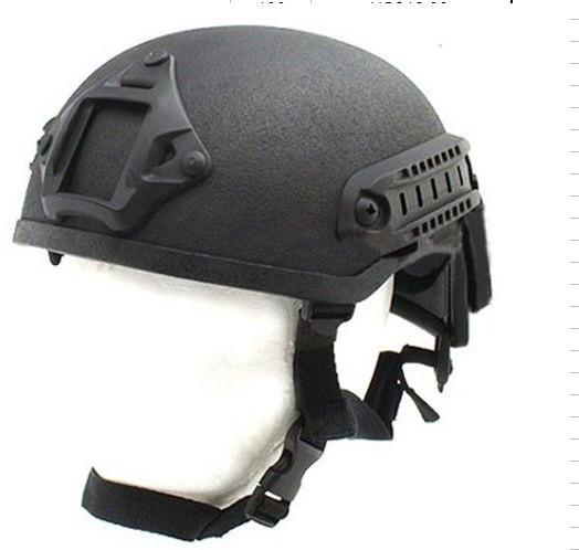 Camo Tactical Combat Helmet Head Protection For Airsoft / Paintball Players