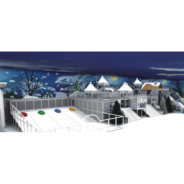 Snow Castle Theme Indoor Playground Equipment For Recreational Large Children Commercial Park