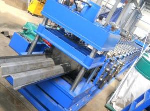 2-4mm Galvanized Steel Two wave W Beam Highway Guardrail Roll Forming Equipment