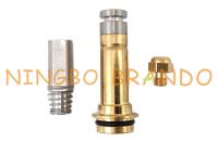 3/2 armature en laiton de vanne électromagnétique de tube guide de plongeur de Seat de bride normalement fermée de manière