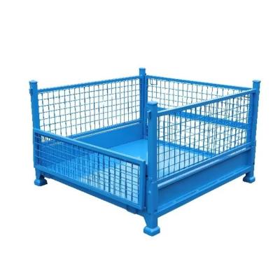 Heavy Duty Stacking Steel Box Storage and Transport Iron Turnover Cabinet for Storage