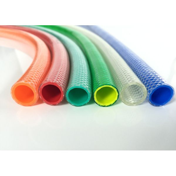1 / 2 Inch Garden PVC Hose 12mm Flexible Lightweight Fiber Braided Hose
