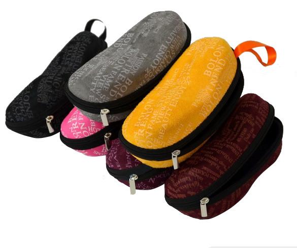 zipper spectacles case for lady and teenager from china factory wholesale