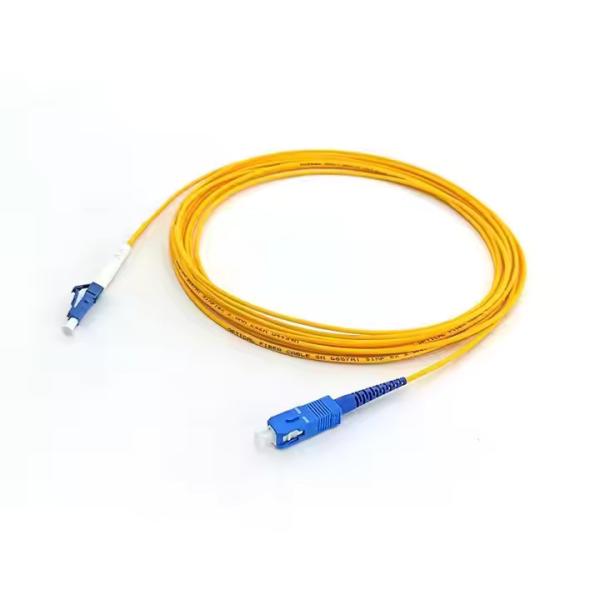 SC UPC Cordon à patch en fibre optique simple mode unique G657A