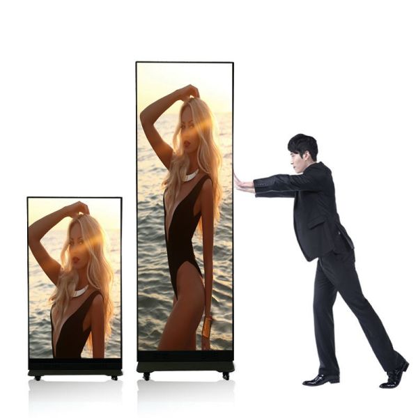 P2 Foldable LED poster screen LED Poster Display