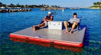 Ioga de flutuação Mat Inflatable Swim Platform Raft da ilha inflável do PVC