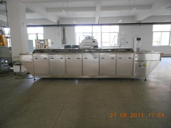 Wire Mesh Belt Ultrasonic Cleaning Equipments 120KW Large Ultrasonic Cleaners For Sensor Cleaning