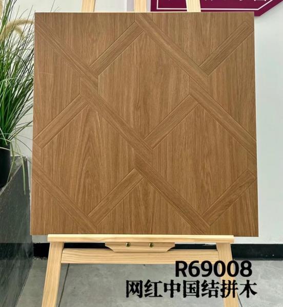 Brown 60x60cm AAA Grade Ceramic Wooden Tile for Indoor Flooring