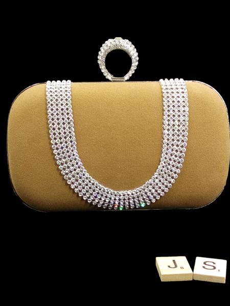 New handmade diamond evening bag banquet upscale bridal clutch bag Europe