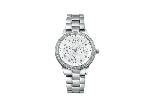 Interchangeable Strap Quartz Silver Watch , Women'S Custom Quartz Watches