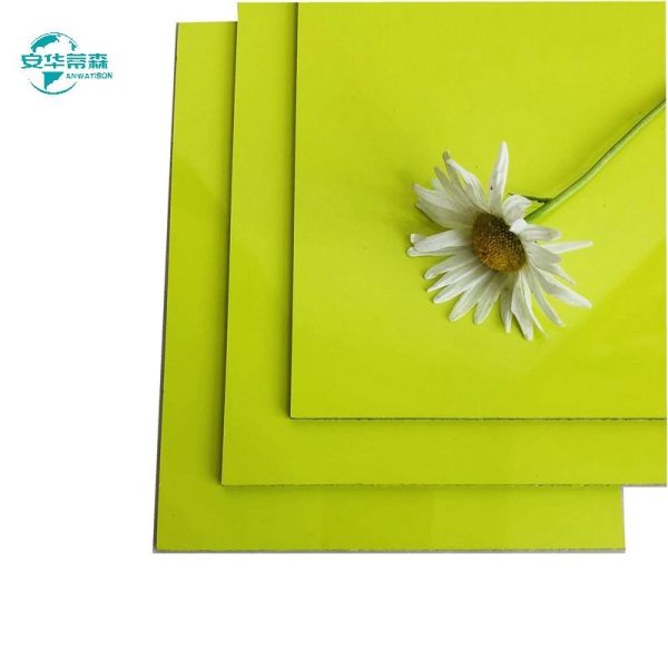 Easy To Install High Glossy ACP Panels 1220*2440mm Standard Size with High Scratch Resistance and 15-Year Warranty
