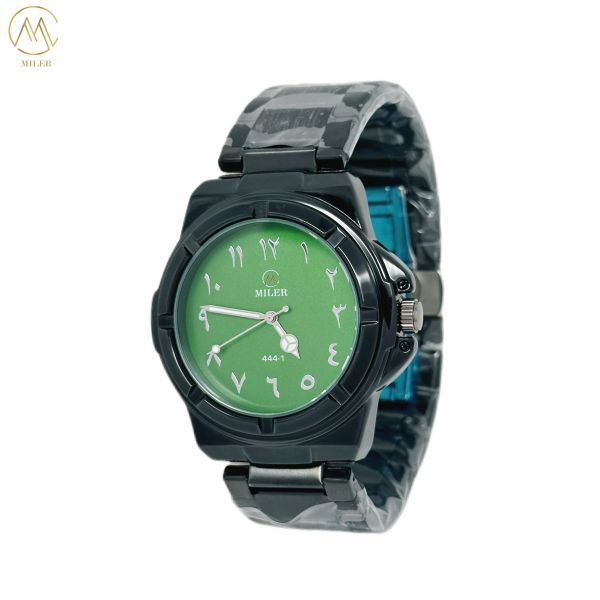 LOGO personalizado de aleación de bisel de cuarzo Reloj de pulsera tipo redondo