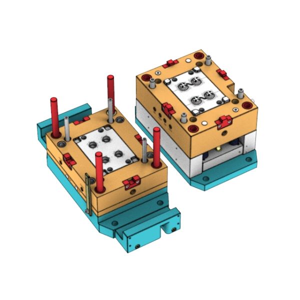 OEM / ODM: Двойная инжекционная формование и умный дверной звонок кнопка (1 * 4) No.23675 & 23676