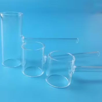 Solar Energy Clear Quartz Glass Tee Tube High Temperature Resistance