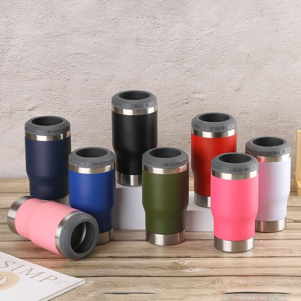 Metal Can Cooler Blank Sublimation 4 in 1 Drink Holder for Sublimation Printing