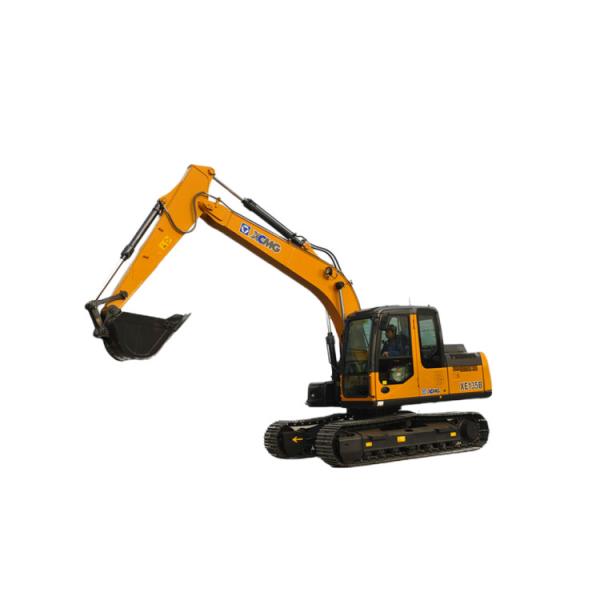 XE135B XCMG Excavadora hidráulica ISUZU Motor 13 toneladas Excavadora de rastreamento com martelo