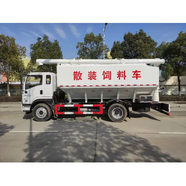 Heavy-Duty 15m3 Bulk Feed Transport Truck for Poultry