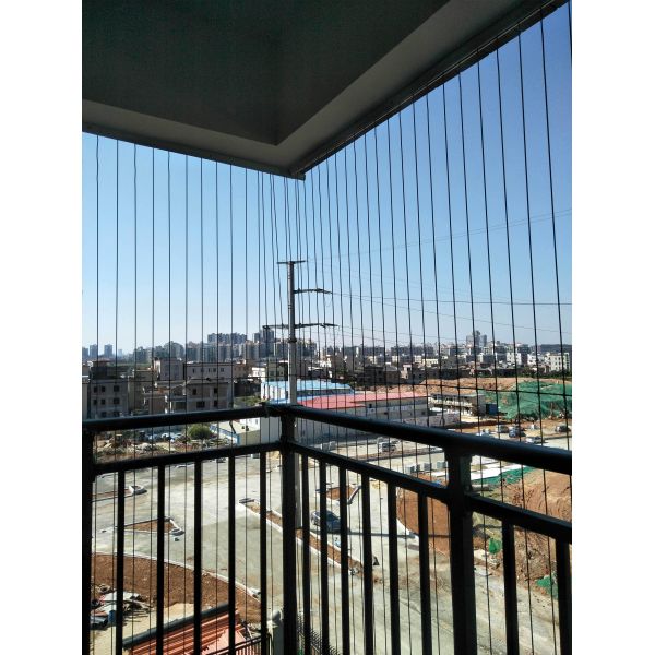 Children Protection Invisible Safety Grill Customized Installation Services Providing Safety Barriers for Windows and Doors