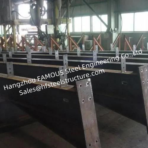 Heavy Box Type Structural Steel Construction , Steel Frame House Construction For Urban Large Commercial Complex