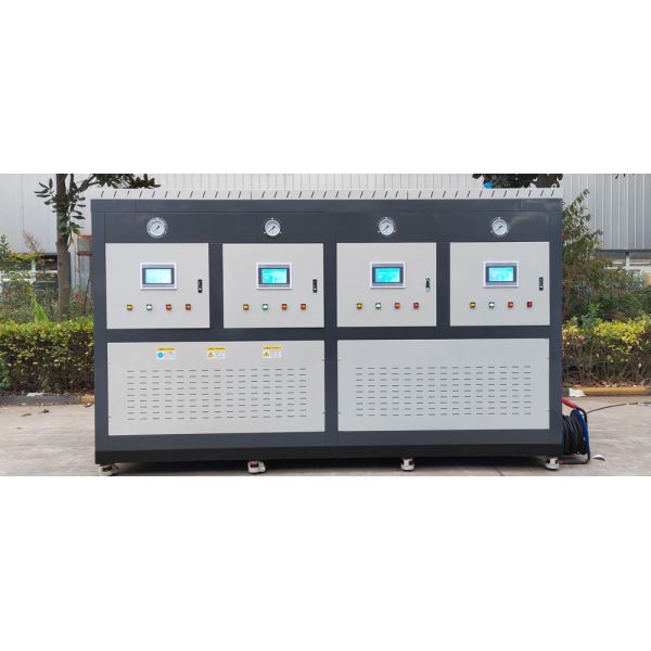 Вертикальный электрический парогенератор мощностью 140 кВт охватывает территорию