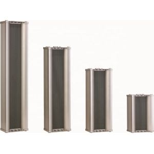 Hablador de columna de aluminio gris IP44 4 pulgadas Woofers Hablador 1 pulgadas Tweeter