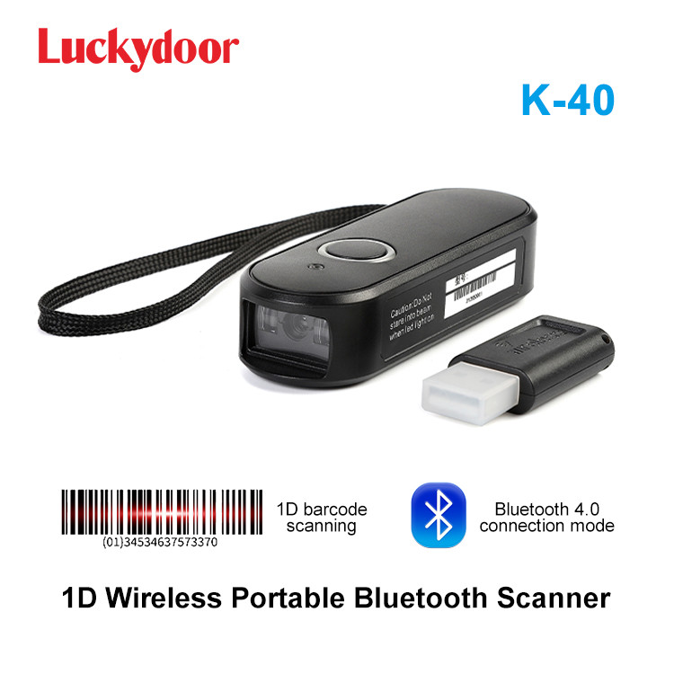 датчик изображения CCD СИД блока развертки 617nm штрихкода 1D портативный Bluetooth с памятью