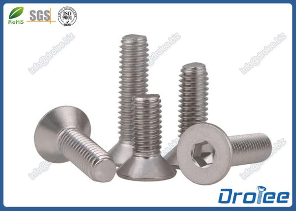 A4/316 Stainless Steel #4-40 x 1 Flat Head Socket Cap Machine Screw Allen Bolt