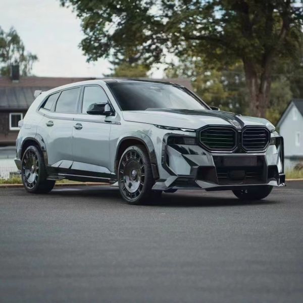XM BMW Body Kit MSY Style Carbon Fiber Front Bumper Air Spoiler Hood Widebody Kit